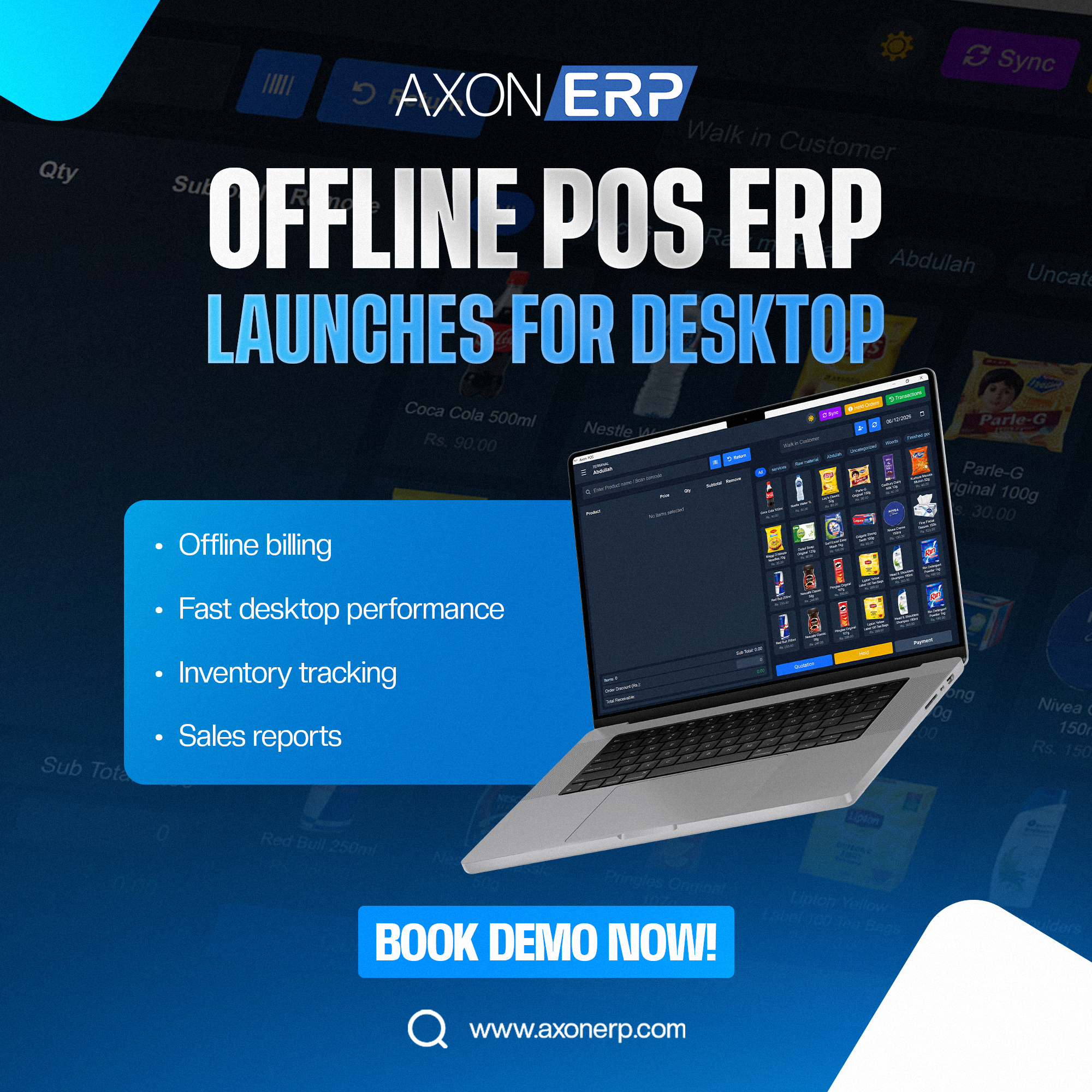 Axon ERP Launches Offline POS Software for Faster Retail Operations